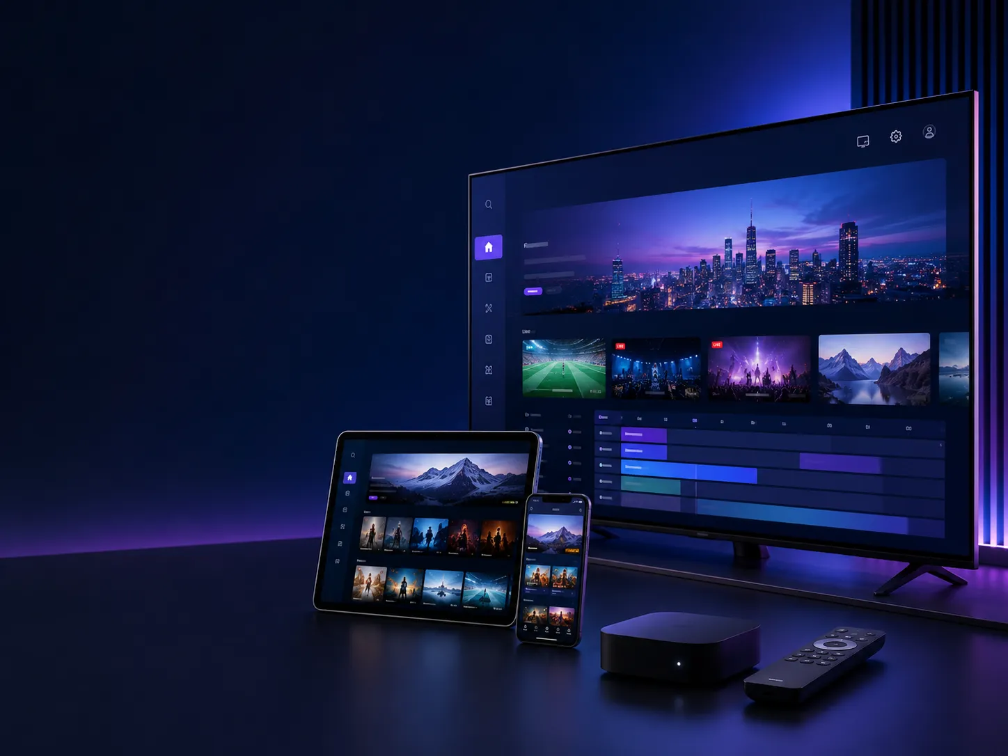 IPTV Deutschland auf Smart TV, Fire TV und mobilen Geräten
